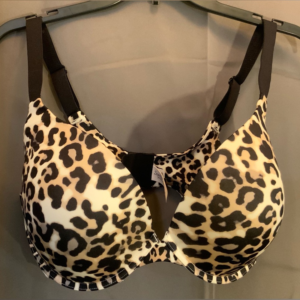 Secret Treasures Brown and Black Leopard Print Bra